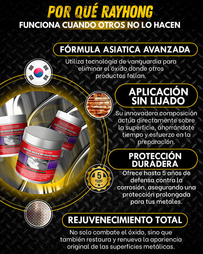 Pintura Antióxido Metálica | Elimina Óxido al Instante y Protege por Años