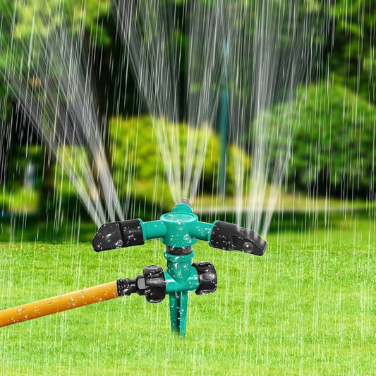 Aspersor Automático de Césped 360° – Rociador de Agua para Jardín