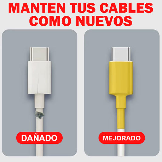 Caja con Protectores de Cable Termo Encogibles + REGALO