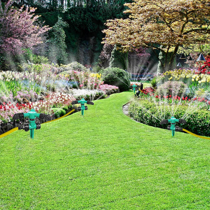 Aspersor Automático de Césped 360° – Rociador de Agua para Jardín