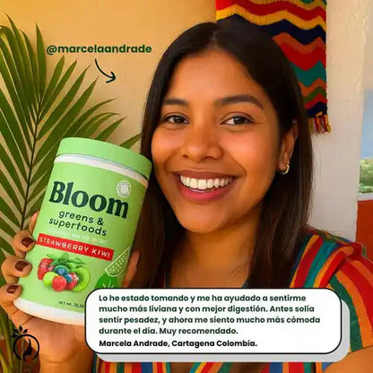 Bloom Greens Berry | Energía y Digestión Natural para Mamás 💚