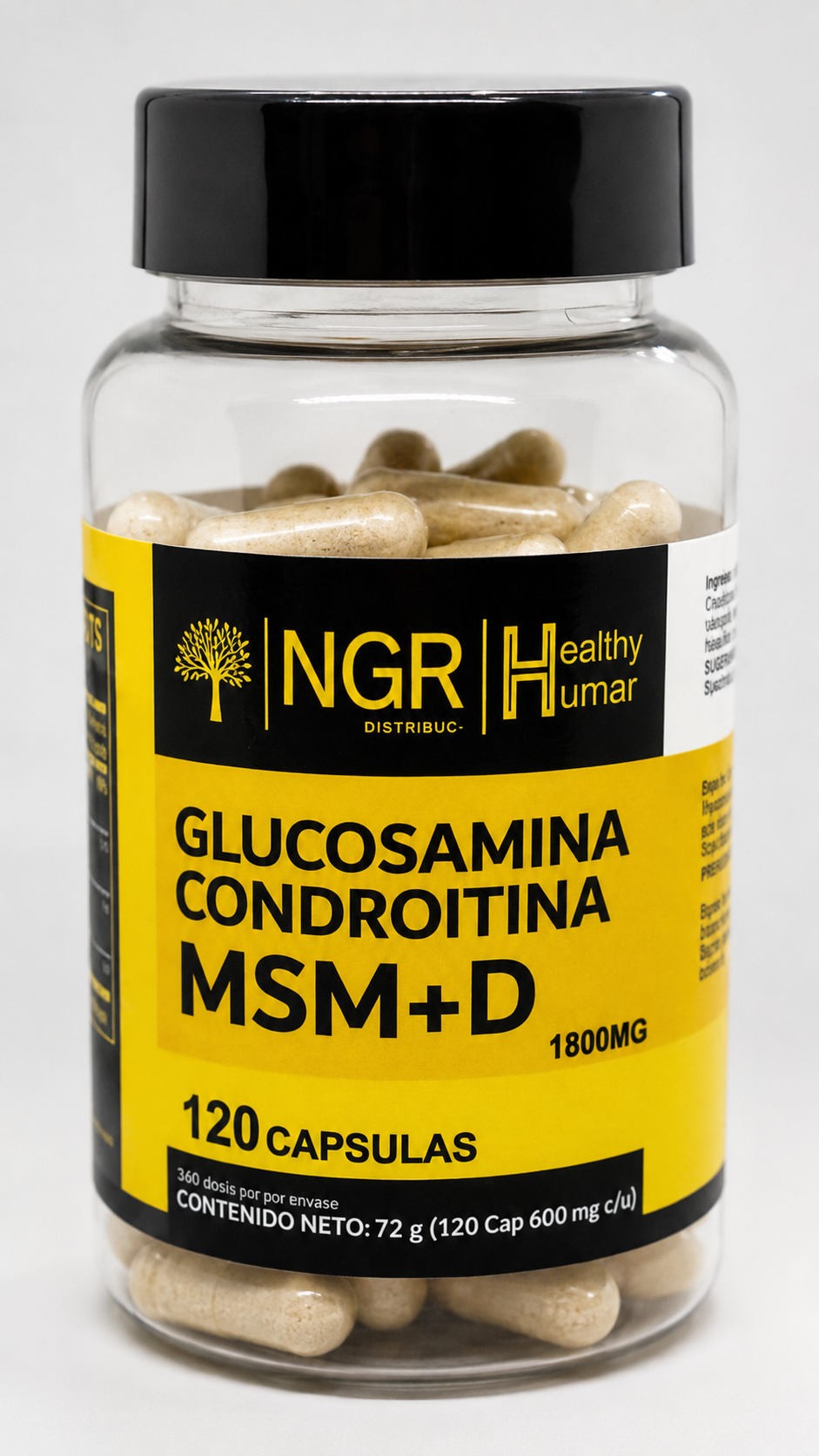 Glucosamina Condroitina MSM + D 1800 mg