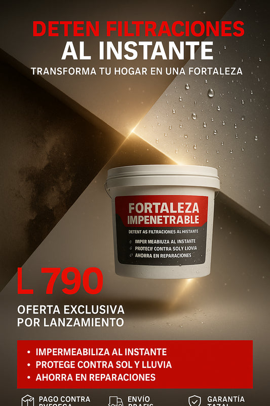 Pintura Impermeabilizante para Techos y Paredes | Protección Total contra Filtraciones