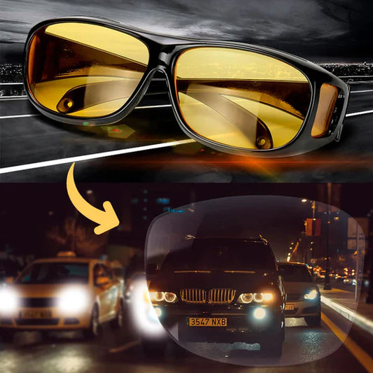Gafas Nocturnas HD | Conducí Seguro y Sin Reflejos 🚗🌙