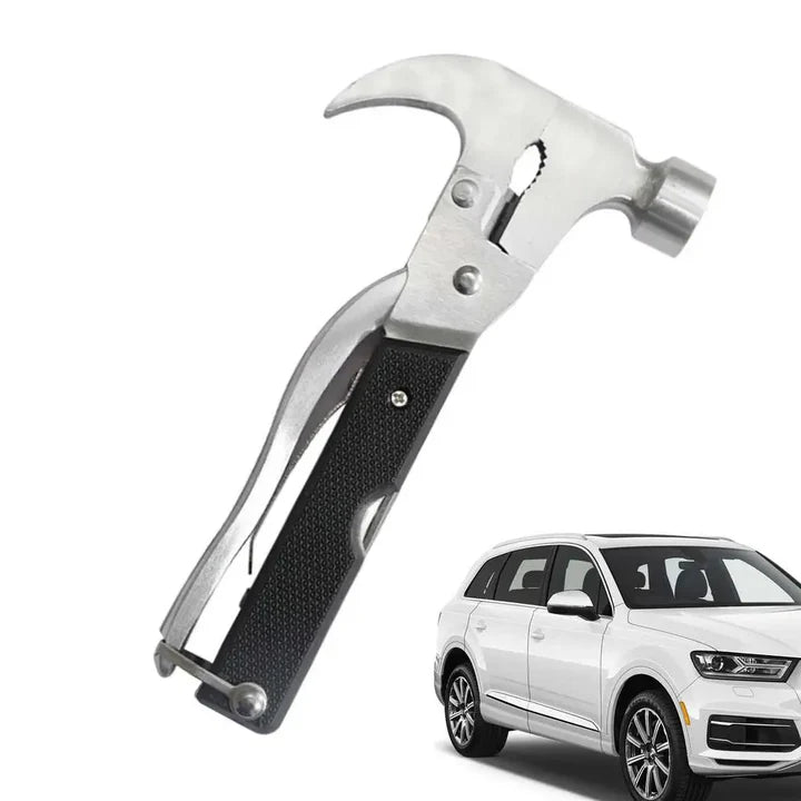 Martillo Multiherramienta 18 en 1 | Compacto, Resistente y Todo en Uno – Ideal para Casa, Auto y Camping