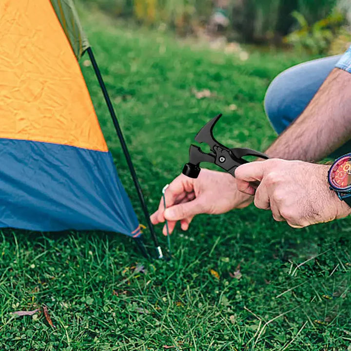 Martillo Multiherramienta 18 en 1 | Compacto, Resistente y Todo en Uno – Ideal para Casa, Auto y Camping
