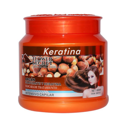 Mascarilla Capilar de Keratina y Vitaminas | Liso, Brillante y Sin Frizz al Instante OBSEQUIO
