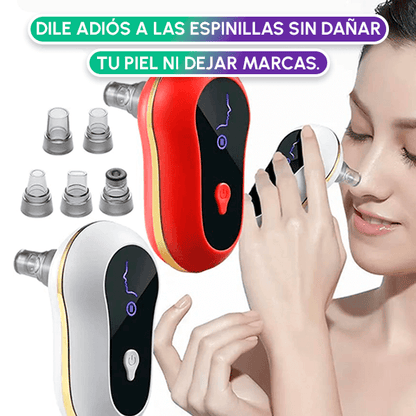 Extractor de Espinillas Eléctrico Profesional | Limpieza Facial Profunda en Casa + OBSEQUIO