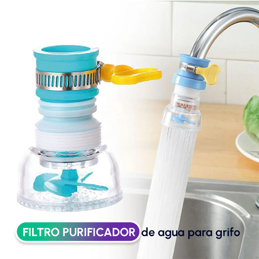 Filtro purificador de agua para grifo + ENVÍO GRATIS