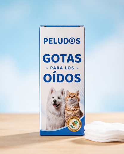 Gotas para los oídos de mascotas Peludos