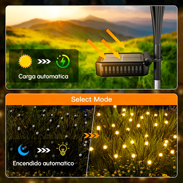 2X1 Luces de jardín Solares + Envío GRATIS