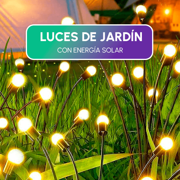 2X1 Luces de jardín Solares + Envío GRATIS