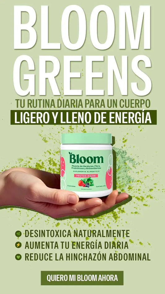 Bloom™ Greens & Superfoods | Reduce la Hinchazón y Logra un Abdomen Plano